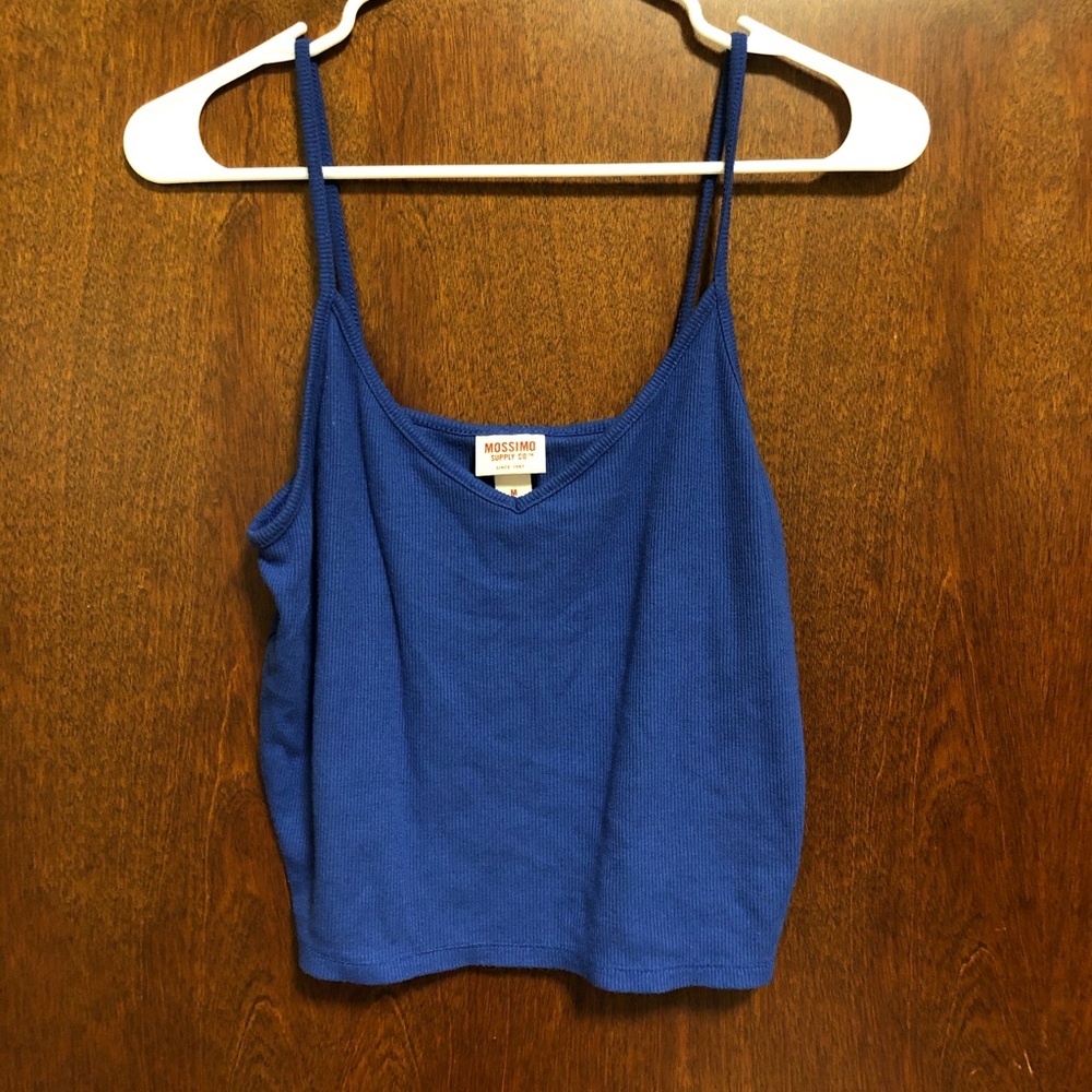 Mossimo Blue Medium Tank Top